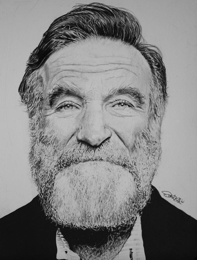 Robin Williams Drawing by Joshua Navarra