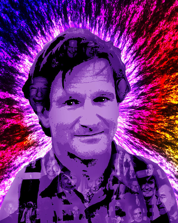 Robin Williams Painting by Michael Lee Fine Art America