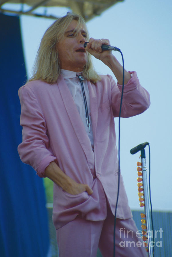 Robin Zander of Cheap Trick - Day on the Green 7-27-80 Photograph by Daniel Larsen