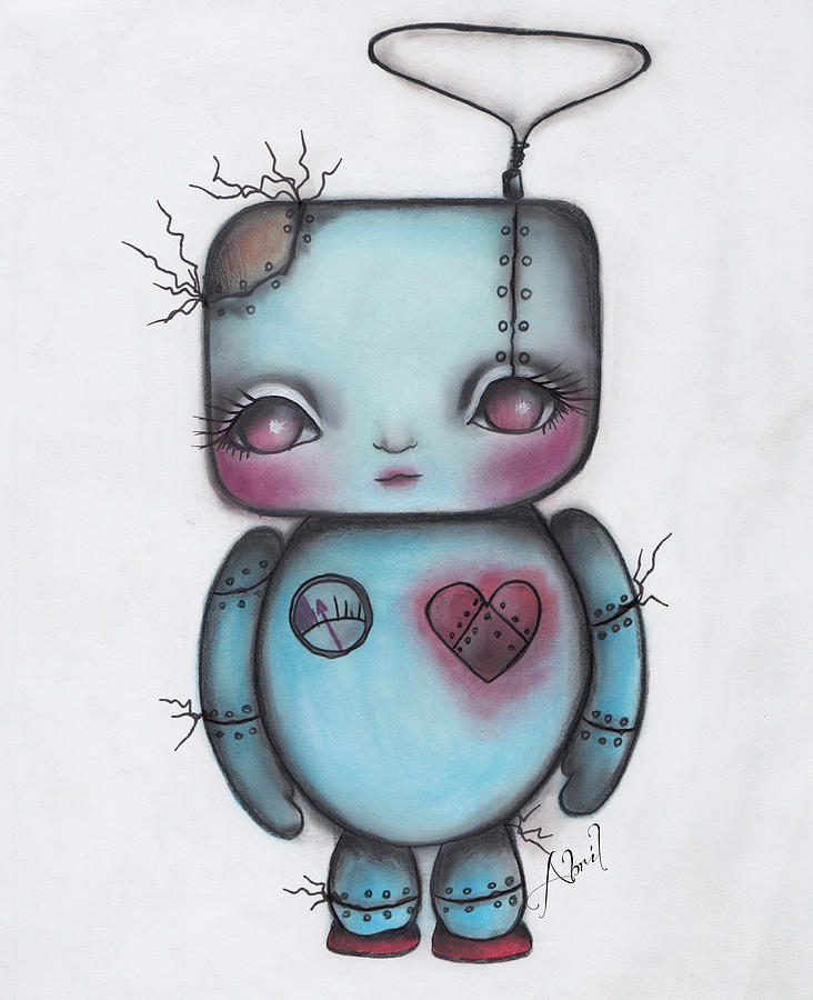 Robot Painting by Abril Andrade