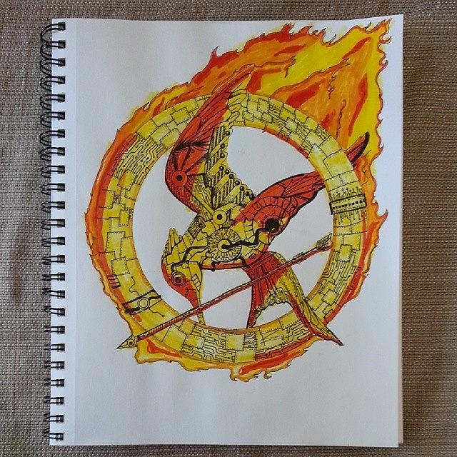 Abstract Photograph - Robot Mockingjay by Kyle Hill