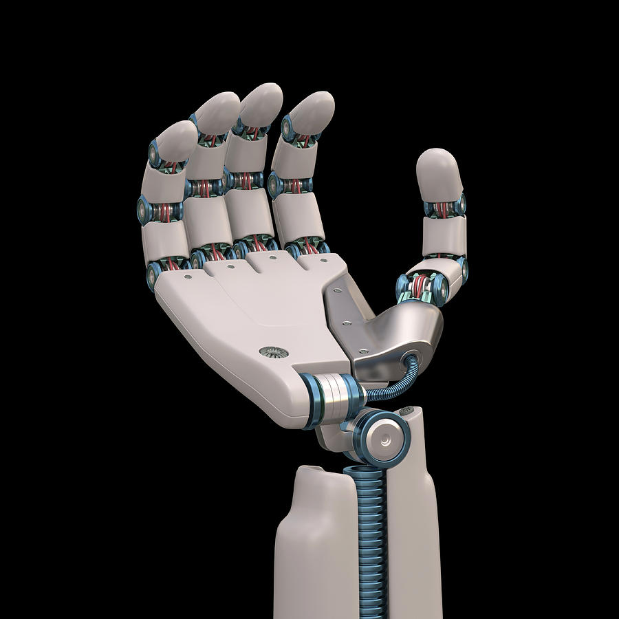 Robotic Hand Photograph by Ktsdesign