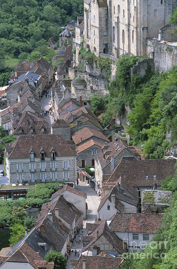 Architecture Photograph - Rocamadour by Chris Selby
