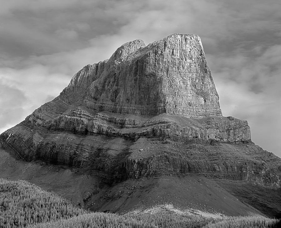 103976-Roche Miette 2 BW Photograph by Ed  Cooper Photography