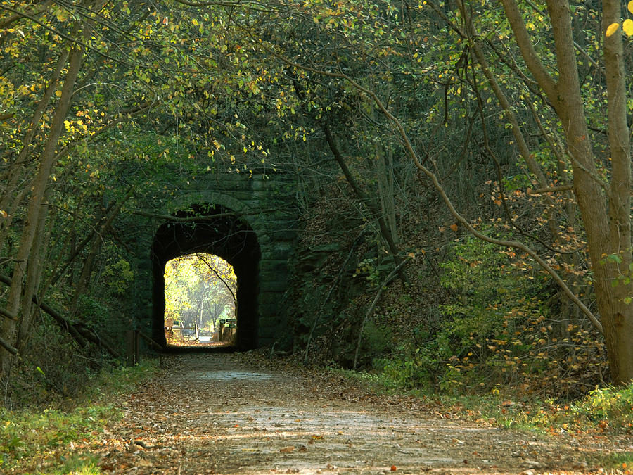 Rocheport Tunnel On The Katy Trail Photograph by Harry Enderle Fine