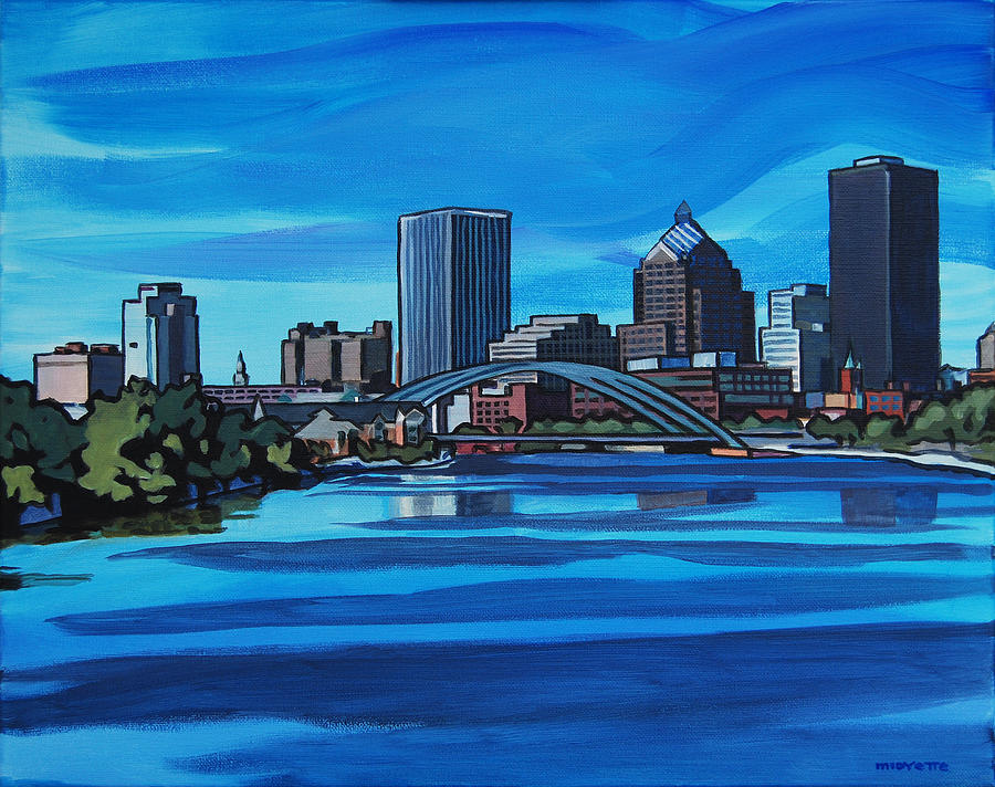 Rochester NY Painting by Tommy Midyette