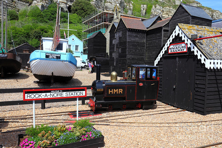 Rock A Nore Station Hastings  Photograph by James Brunker