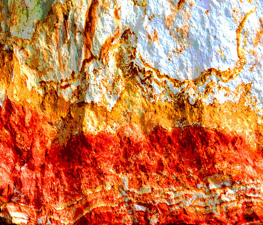 Rock Abstraction Photograph by John Lautermilch