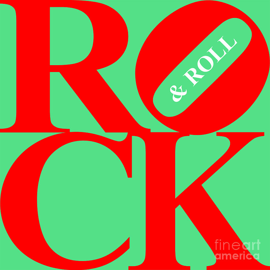 Rock And Roll 20130708 Red Green White Digital Art by Wingsdomain Art ...