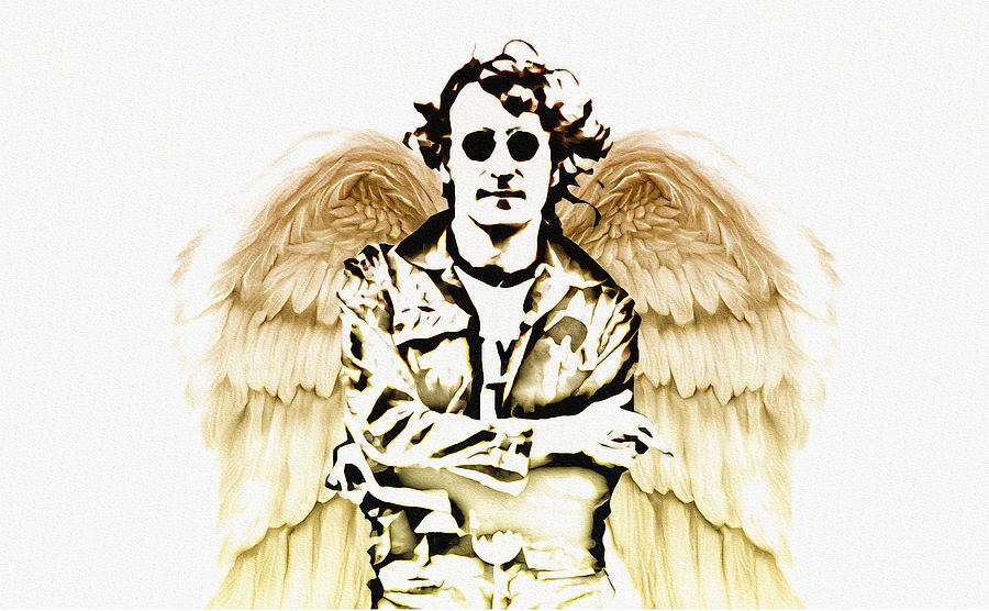 The Beatles Photograph - Rock and Roll Angel  John Lennon by Bill Cannon