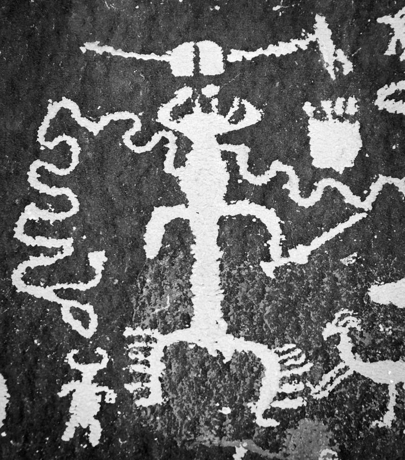 Rock Art - Newspaper Rock State Historical  Photograph by Darin Volpe
