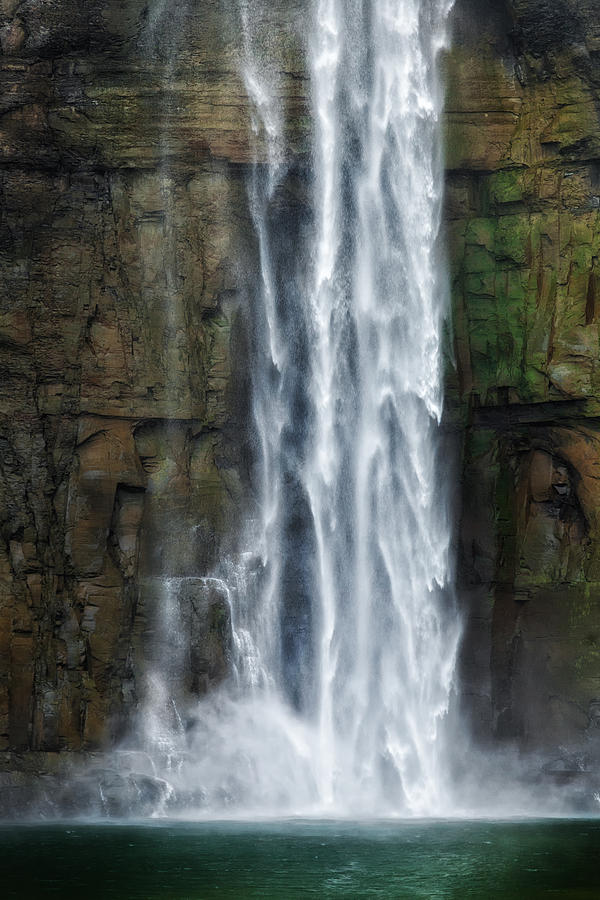 Waterfall Photograph - Rock Bottom by Bill Wakeley
