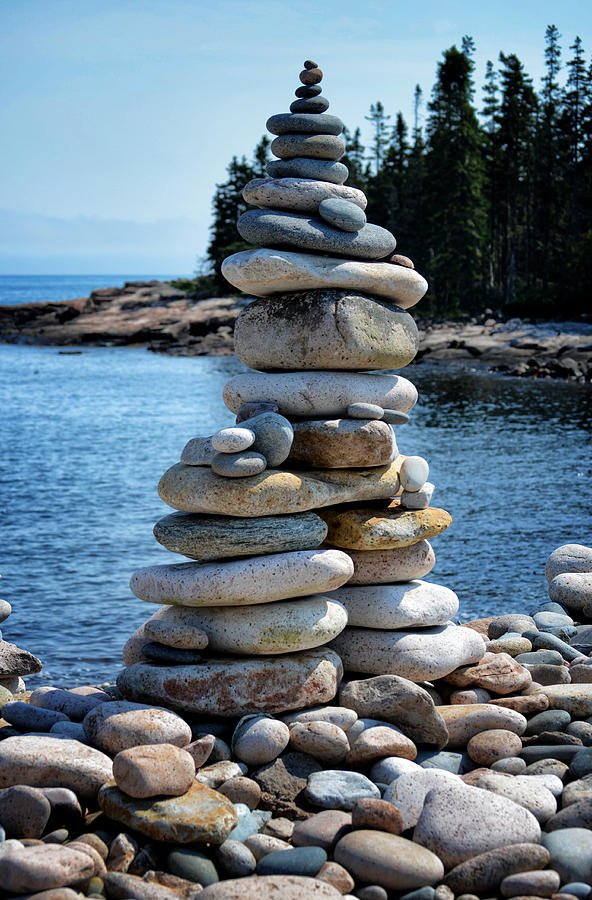 Rock Cairn at Wonderland Photograph by Quin Bond - Fine Art America