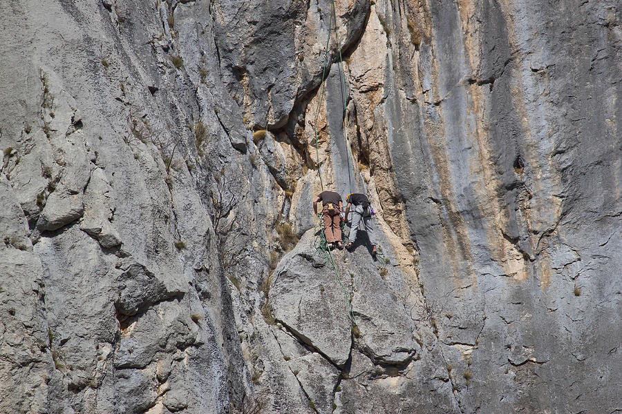 Rock climbing in Paklenica national park Photograph by Brch Photography
