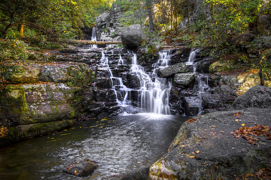 Rock Creek Falls Photograph by Debra and Dave Vanderlaan