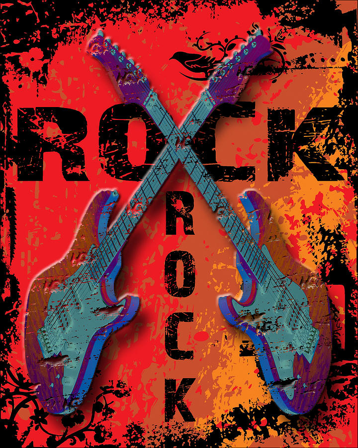 Rock Digital Art by David G Paul