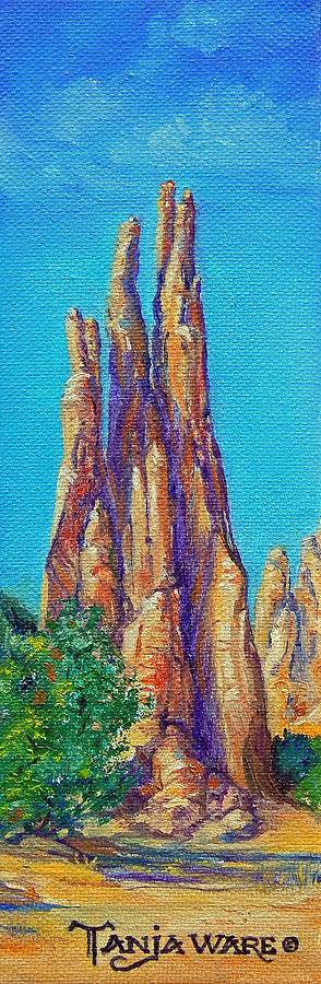 Nature Painting - Rock Fingers by Tanja Ware
