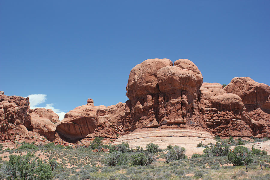 Rock Formation 5 Arches National Park Photograph by Mary Bedy