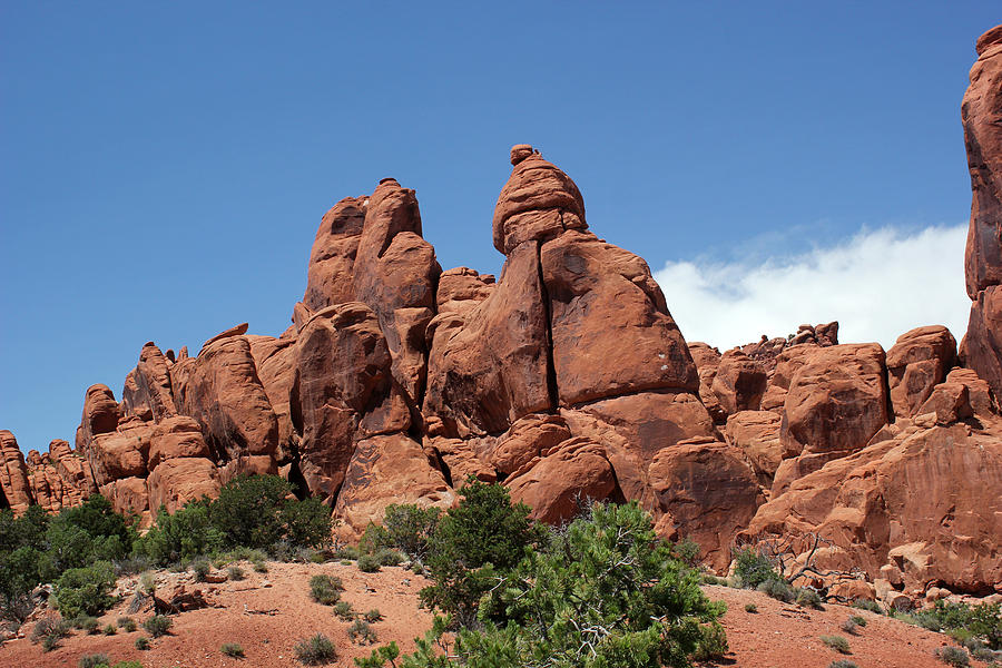 Rock Formations 9 Arches National Park Photograph by Mary Bedy