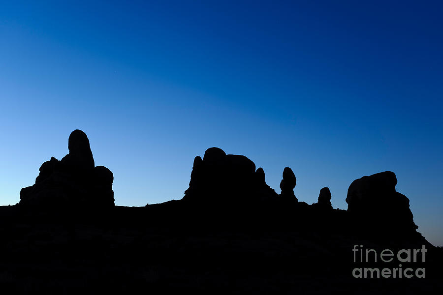 Rock Formations, Arches National Park Photograph by John Shaw