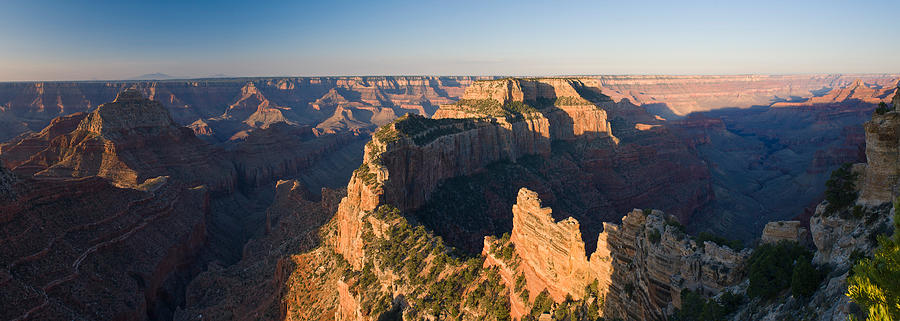 Grand Canyon National Park Photograph - Rock Formations At A Canyon, North Rim by Panoramic Images