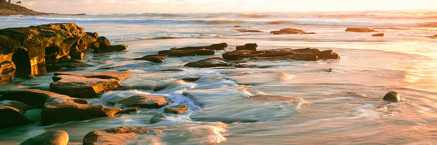 Rock Formations At Windansea Beach, La Photograph by Panoramic Images