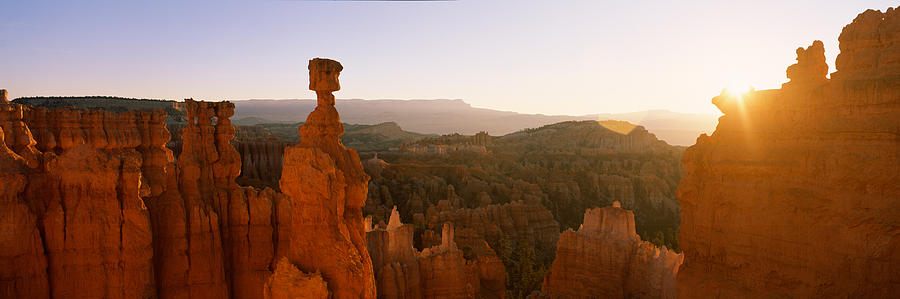 Bryce Canyon National Park Photograph - Rock Formations In A Canyon, Thors by Panoramic Images