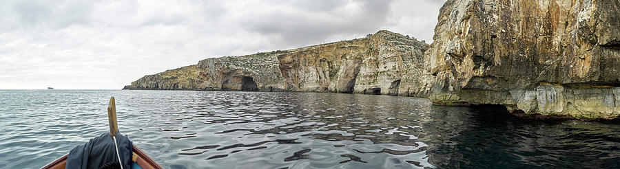 Nature Photograph - Rock Formations In Mediterranean Sea by Panoramic Images