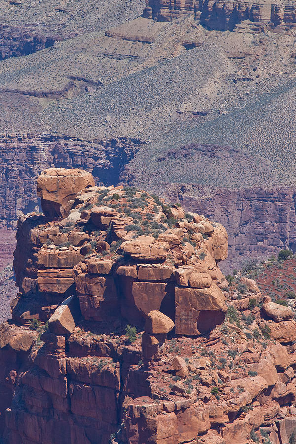 Rock Formations in the Grand Canyon Photograph by Natural Focal Point Photography