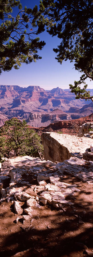 Grand Canyon National Park Photograph - Rock Formations, Mather Point, South by Panoramic Images