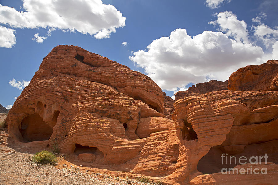 Desert Photograph - Rock formations Valley of fire by Jane Rix