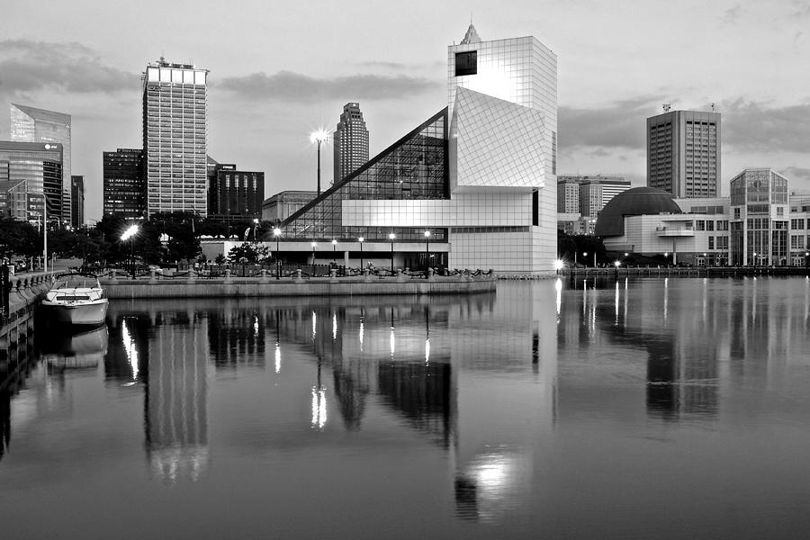 Rock Hall Black and White Photograph by Frozen in Time Fine Art Photography