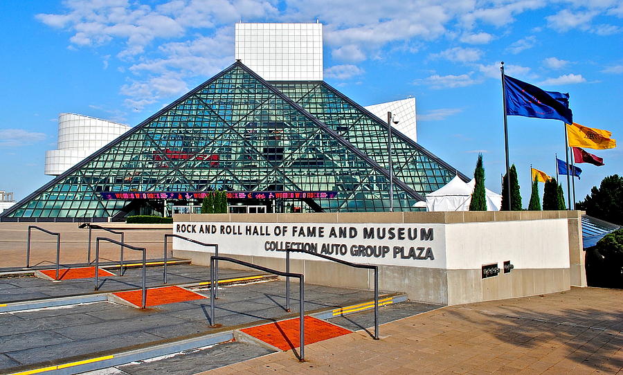 Rock Hall Of Fame Photograph by Frozen in Time Fine Art Photography