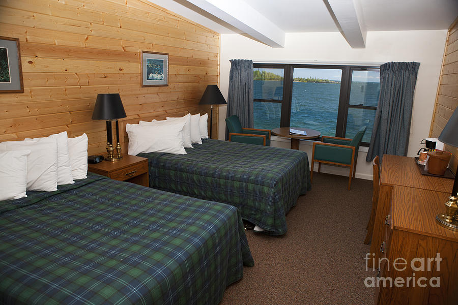 Rock Harbor Lodge Guest Room Isle Royale National Park Photograph