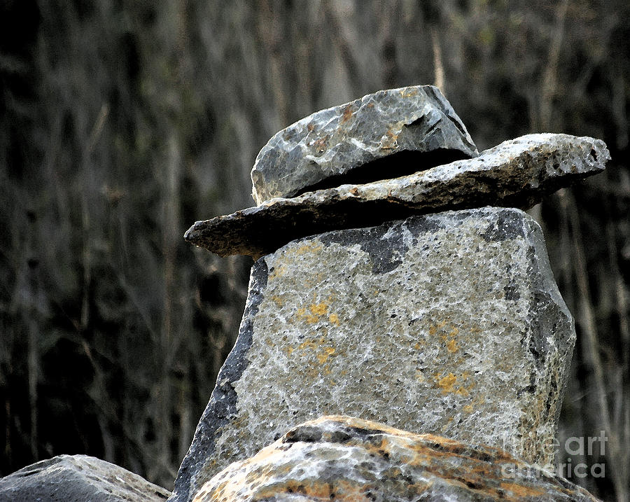 Rock Hat Man Photograph by Eileen Gayle