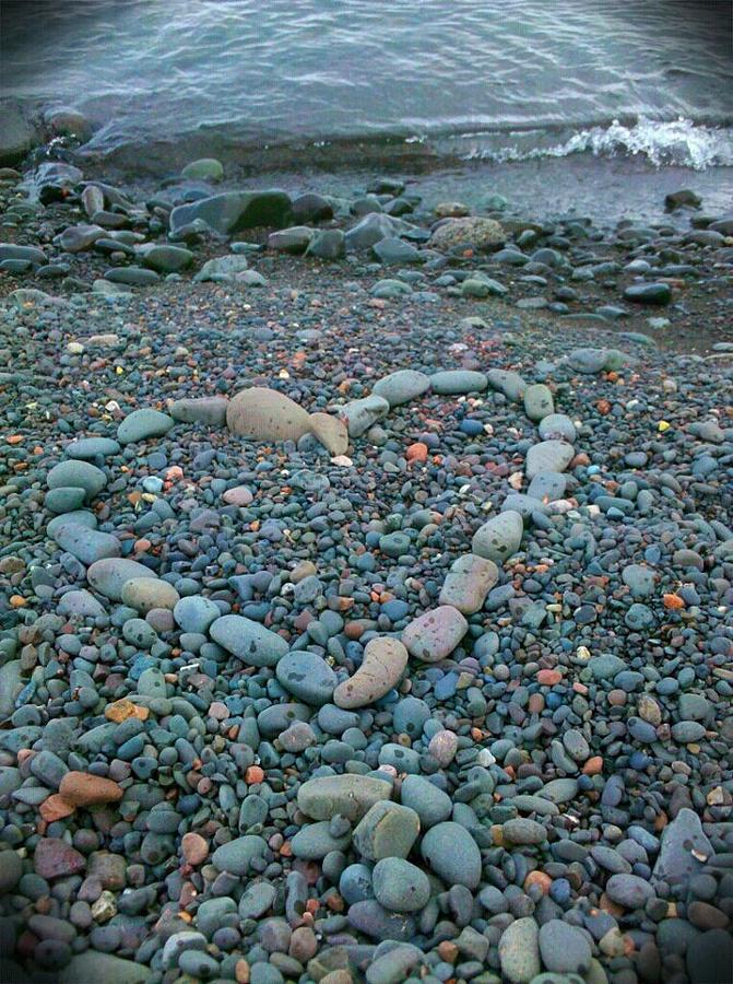 Rock Heart Photograph by Rachel Ross - Pixels