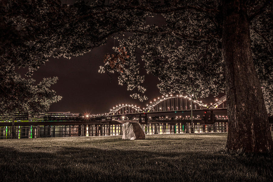 Rock in LeClaire Park Photograph by Ray Congrove