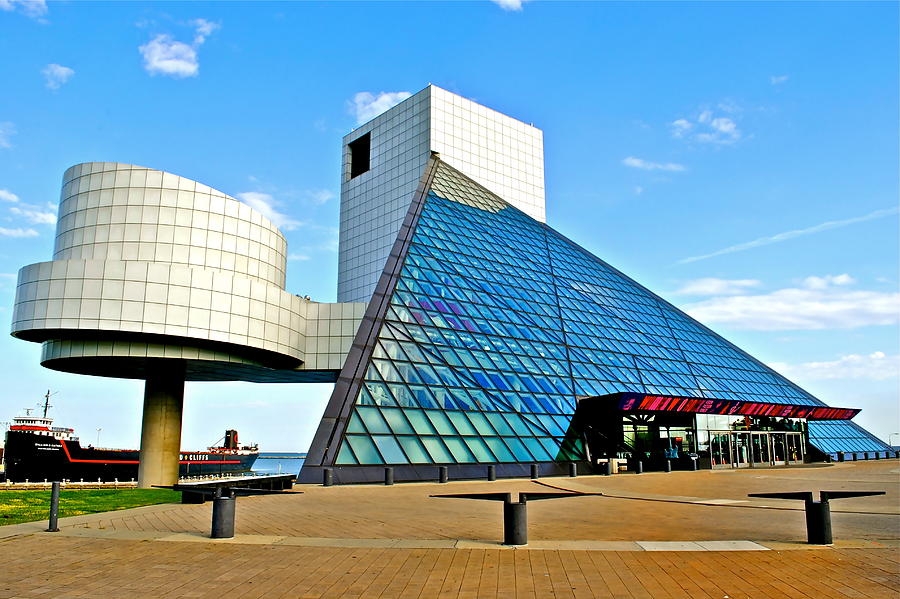 Rock Photograph - Rock n Roll Hall of Fame by Frozen in Time Fine Art Photography