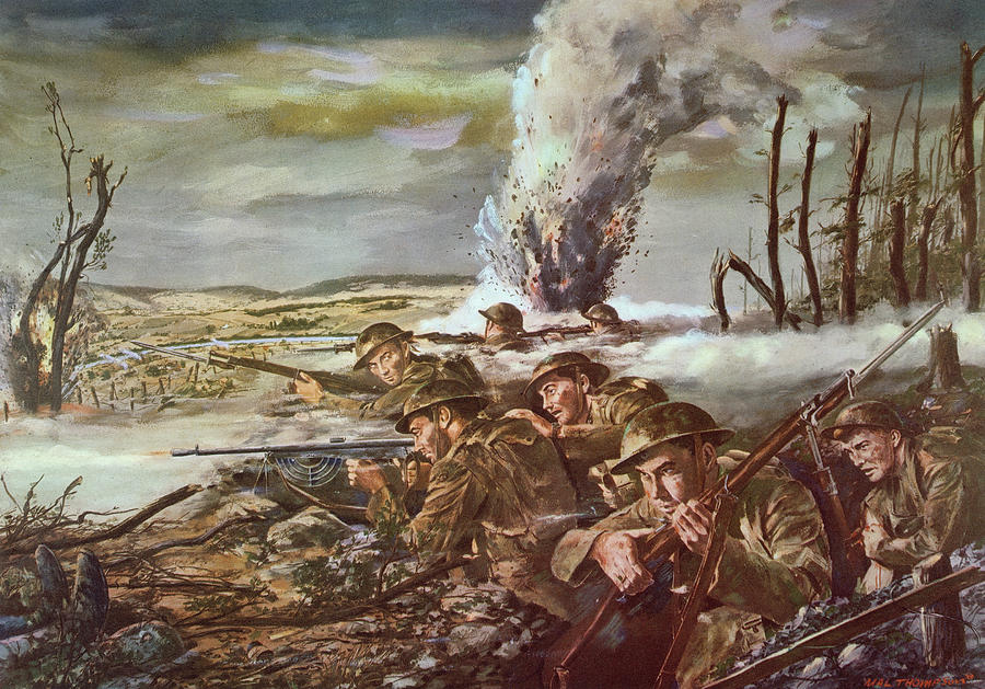 Rock Of The Marne Painting by Granger Rock Of The Marne Painting by Granger