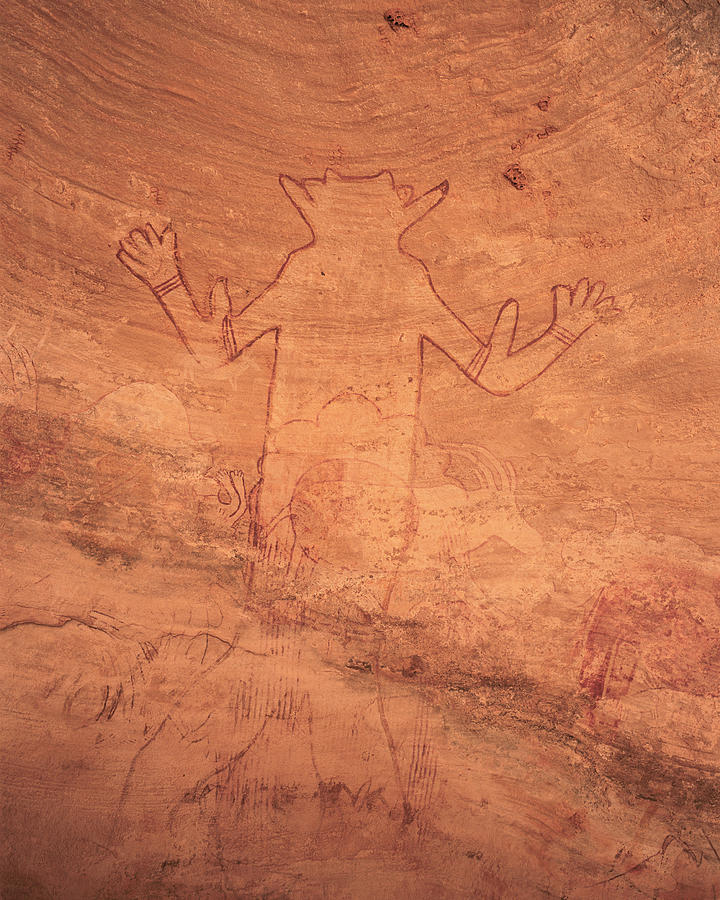 Prehistoric Photograph - Rock Painting by David Parker/science Photo Library