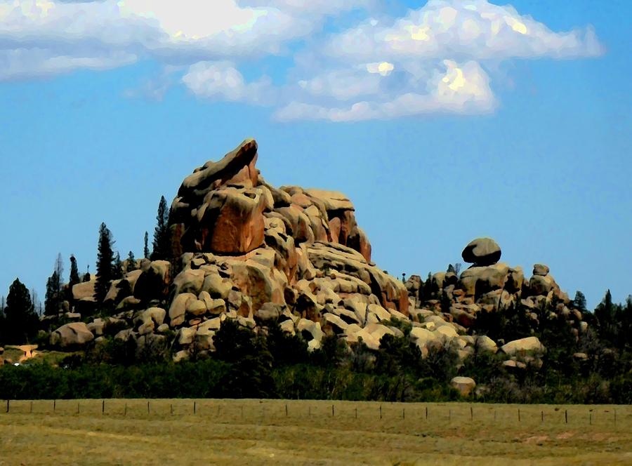 Landscape Photograph - Rock Pile by Mark Malitz