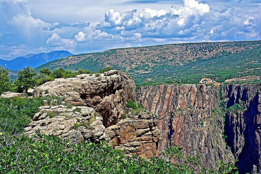 Rock Point in Black Canyon of the Gunnison National Park-Colorado Photograph by Ruth Hager