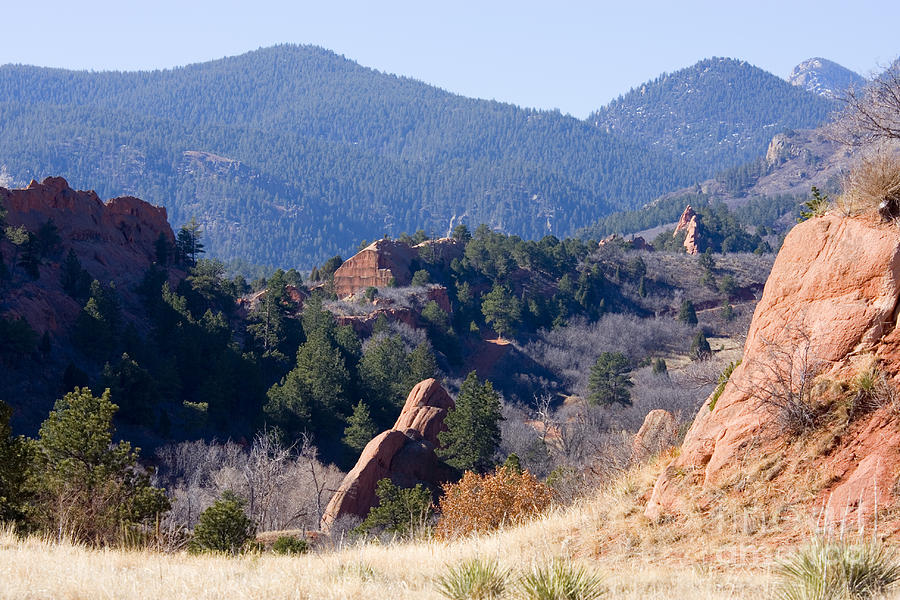 Colorado Springs Photograph - Rock Quarry at Red Rocks Open Space by Steven Krull