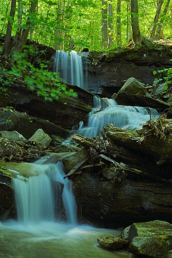 Waterfall Photograph - Rock Run Tributary Falls #2 by Joel E Blyler