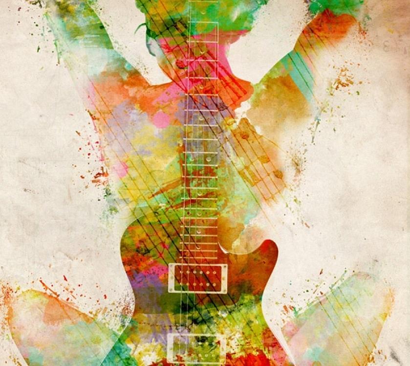 Rock Star Chick Painting By Brewer Company
