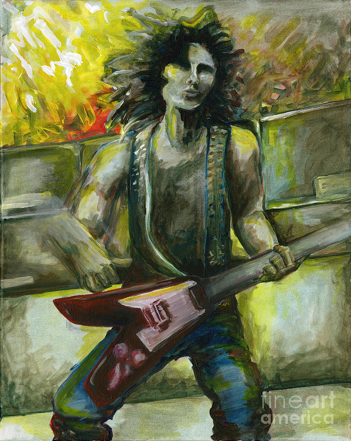 Rock Star Painting by Jessica Sturges | Fine Art America