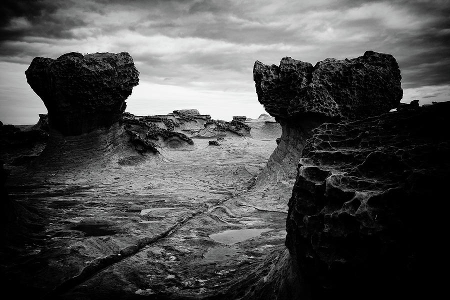 Rock Structures At Yehliu Geological Photograph by Martin Hardman