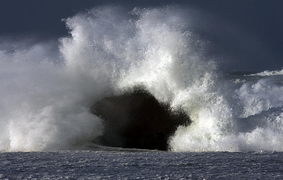 Landscape Photograph - Rock V wave III by Tony Reddington