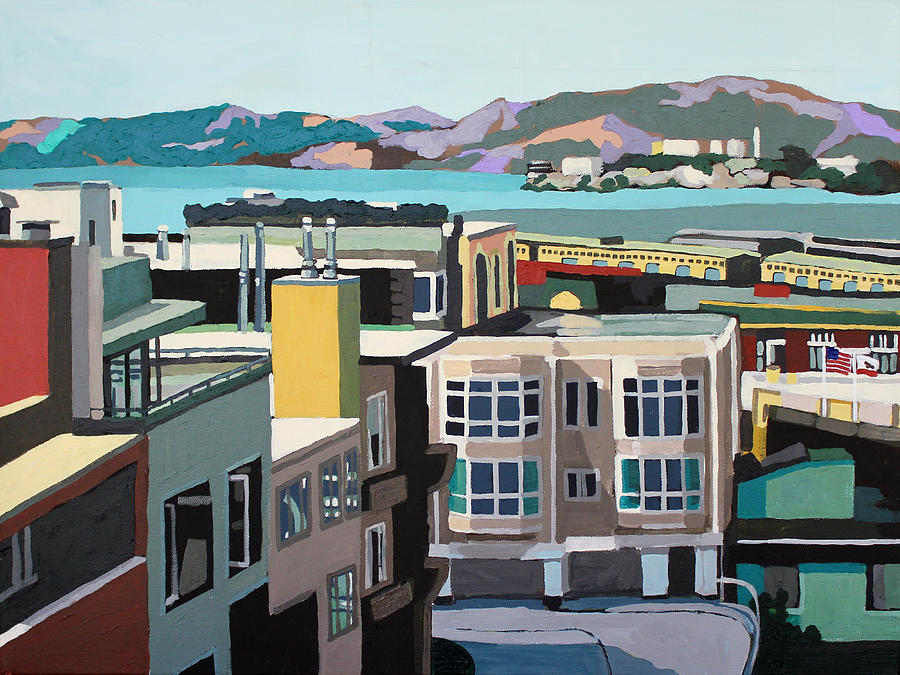 San Francisco Painting - Rock Watch by Melinda Patrick