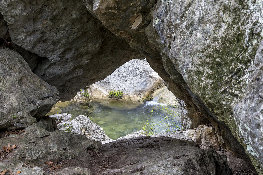 Austin Photograph - Rock Window by David Morefield